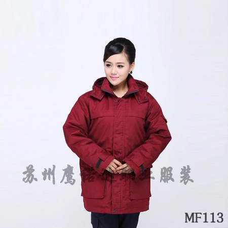 冬装外套工作服,工服秋冬装款式MF113