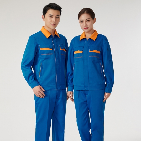  Bright blue orange work clothes AC2201-5
