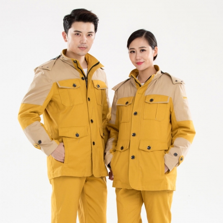  Winter clothing manufacturer's winter work clothes yellow spell gray MF20-4